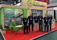 The Green Automation team, found a moment to take a group photo. Most of the time the booth was packed with visitors